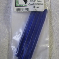 ������� ������� (4��. 100 ��.)  5/16 Mini Glue Sticks blue Hareline